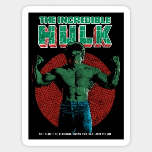 Hulk, DISTRESSED, Bruce Banner, Lou Ferrigno Magnet